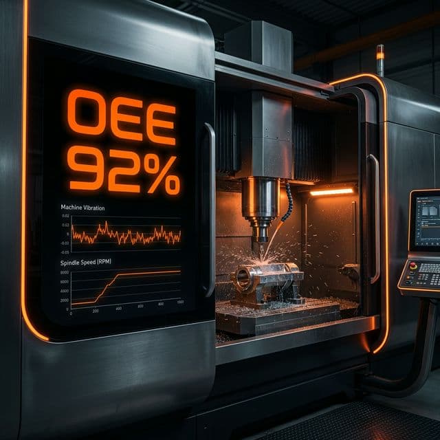 Cover Image for MDE vs. BDE: Warum die OEE in der Lohnfertigung über den Profit entscheidet