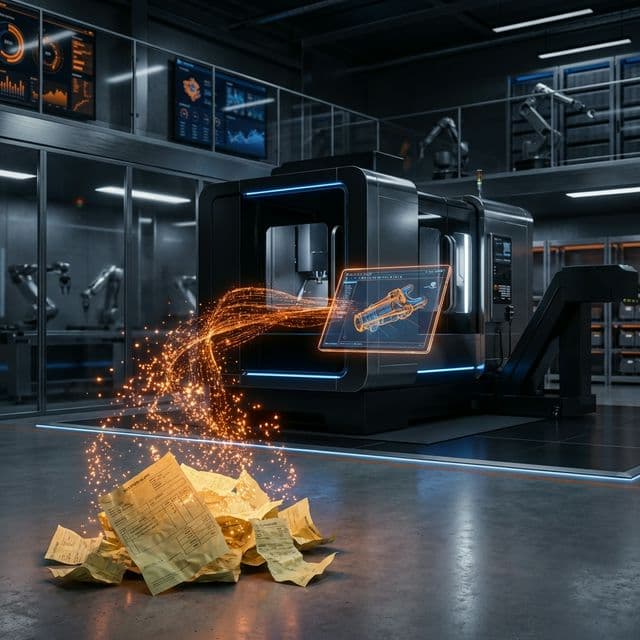 Cover Image for Die papierlose Fertigung: Illusion oder überfälliger Standard?